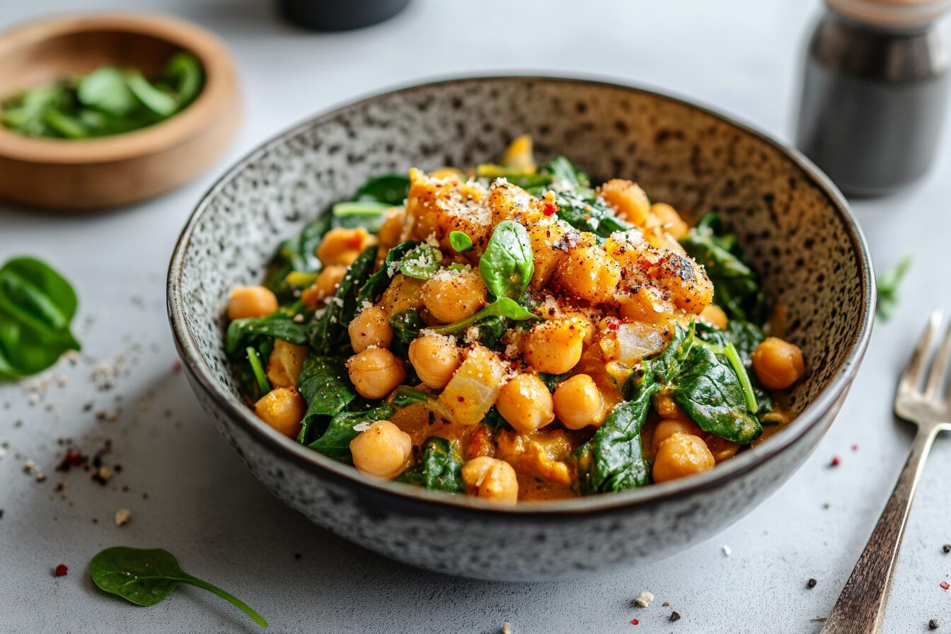Chickpea Curry Recipe, a fast and cheap dinner recipe idea.