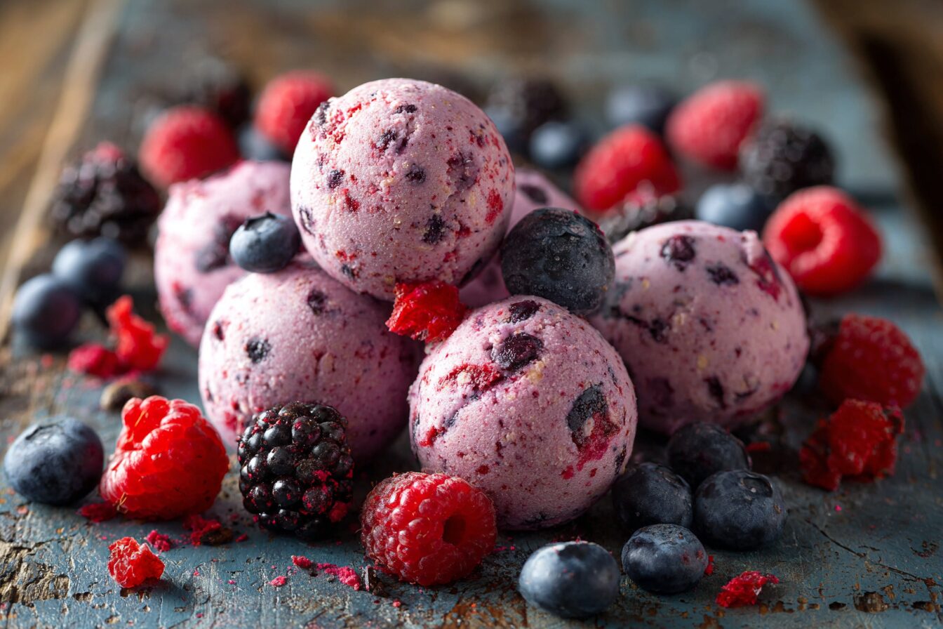 When sweet cravings hit, frozen berry fat bombs are your go-to keto snack fix.